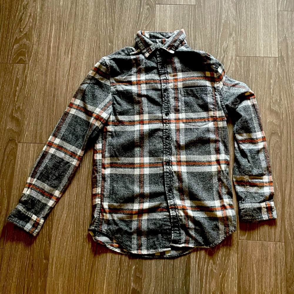 Grey Plaid Soft Buttondown (small)